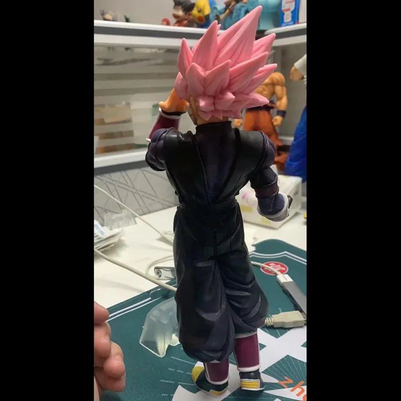 Super Dragon Ball Heroes Figure Zamasu Black Goku 25cm PVC Action Figures GK Statue Collection Model Toys for Children Gifts