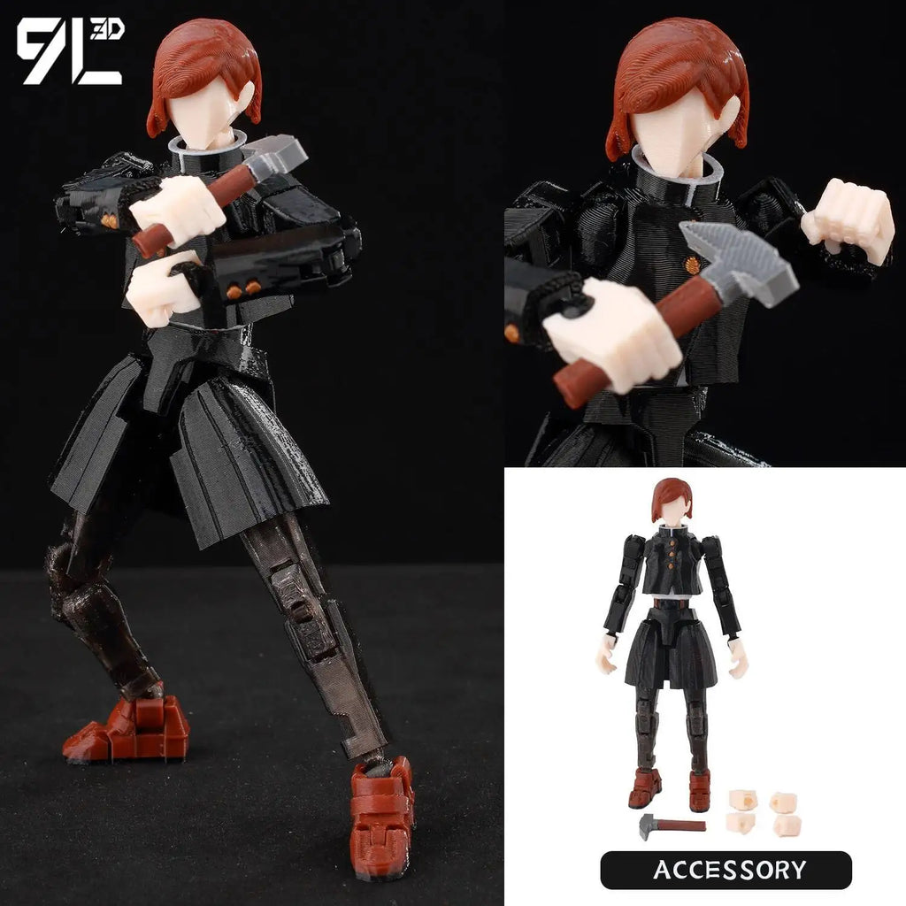 9L3D Lucky13 Gojo Sukuna Jujutsu Fushiguro Toji Gojo Satoru Action Figure Dummy13 T13 Multi-Jointed Collectible Toys Titan13