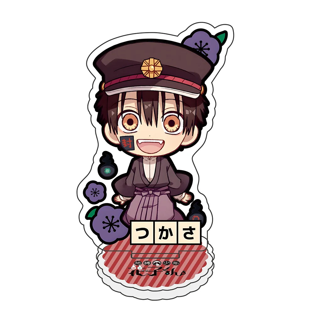 Cute 10Cm 1Pcs Anime Toilet-Bound Hanako-Kun Acrylic Stand Nene Kou Kou Aoi Sakura Figure Stands Model Cute Character Standing S