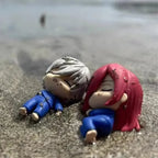 5pcs Q Chigiri Hyoma Figure Blue Lock Sleeping Figures Isagi Yoichi Dolls Nagi Seishiro Rin Itoshi Figurine PVC Collection Toy