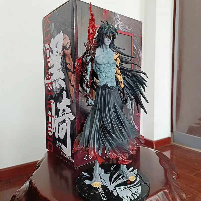 Anime Bleach Kurosaki Ichigo Ulquiorra Cifer Resurreccion Segunda Etapa 40cm Action Figure Gk Pvc Collectible Model Gifts Toys