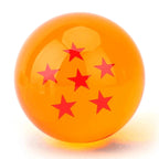 Dragon Ball Z 3.5cm Stars Crystal Ball Anime Orange Crystal Desktop Ornaments Toys Collection for Kids Gift