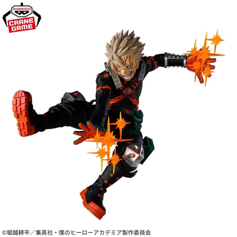 Genuine Bandai Banpresto My Hero Academia The Amazing Heroes-Plus Katsuki Bakugo III Original Anime Figure Model Toys Gift Doll