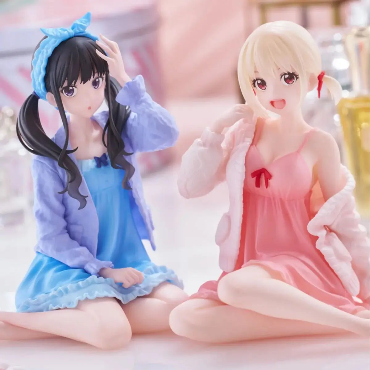 Judai Original Taito Desktop Cute Lycoris Recoil Inoue Takina Nishikigi Chisato Roomwear PVC Action Figure Model Doll Toys