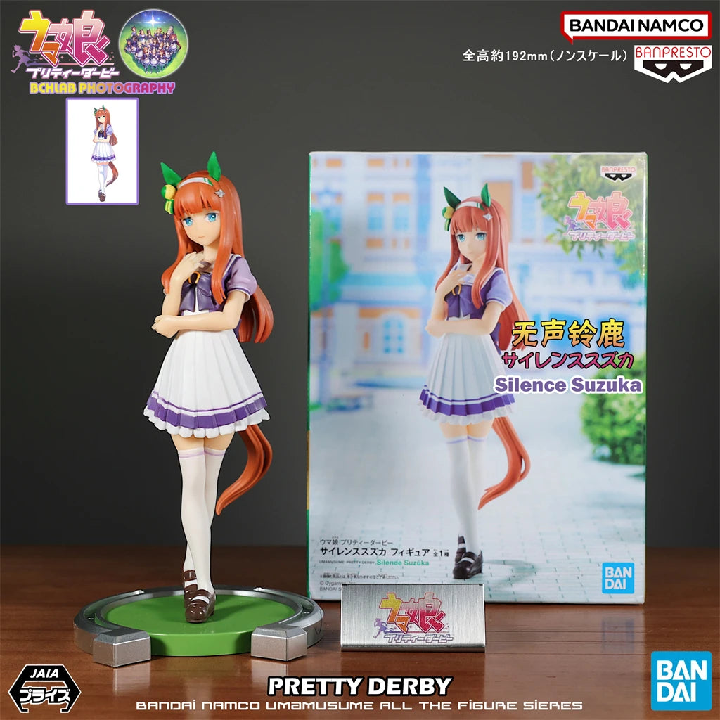 New in Stock Bandai Pretty Derby Special Week Daitaku Helios Silence Suzuka Oguri Cap Figurines Ornaments Anime Models Gifts