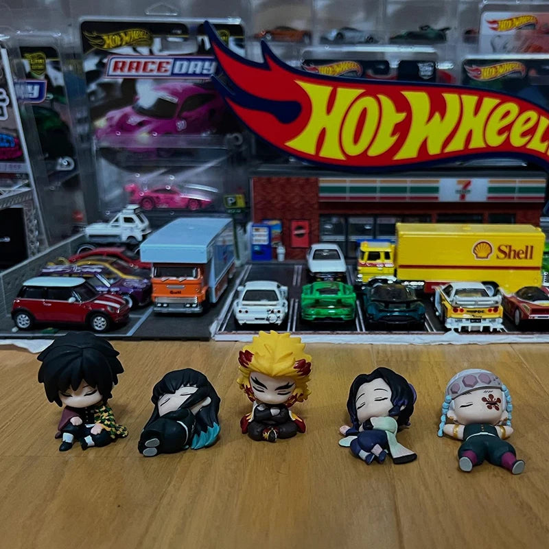 Demon Slayer Tokitou Muichirou Kochou Shinobu NO.2 Sleep Modeling Gashapon Ornament Action Figure Model Toys