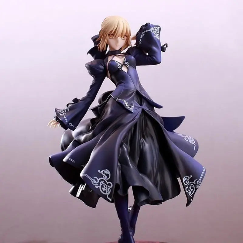 24cm Fate Grand Order Altria Pendragon Saber Alter Anime Girl Figure Model Statue Boy Collection Desktop Decoration Ornament Toy