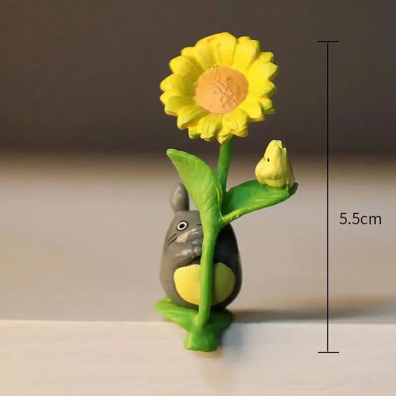 My Neighbor Anime Hayao Miyazaki Totoro Action Figure Toy Mini Garden PVC Action Figures Decoration Cute Kids Toys Birthday Gift