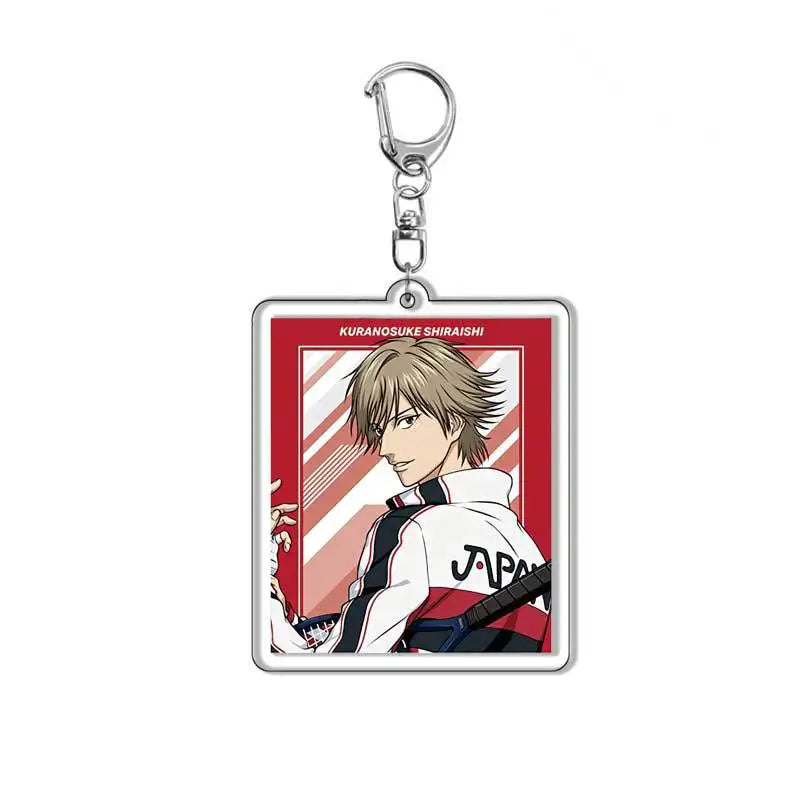 NEW THE PRINCE OF TENNIS Acrylic Keychain Lovely Baby Bag Charms Pendant Friends Gift Fans Fun Key Chain Cute Souvenir Creative