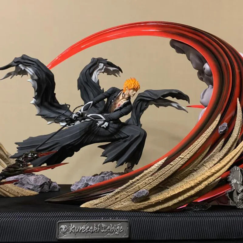 Getsuga Tensho Ichigo Special Effect Luminate Gk Statue Bleach Figure Ichigo Kurosaki Figure Figure Model Collection Toy Gift