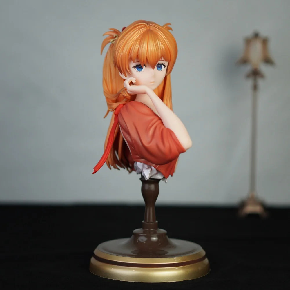 23cm/9.06in Anime Neon Genesis Evangelion Figure Asuka Langley Soryu Action Figures Pvc Statue Collection Model Toys Gifts