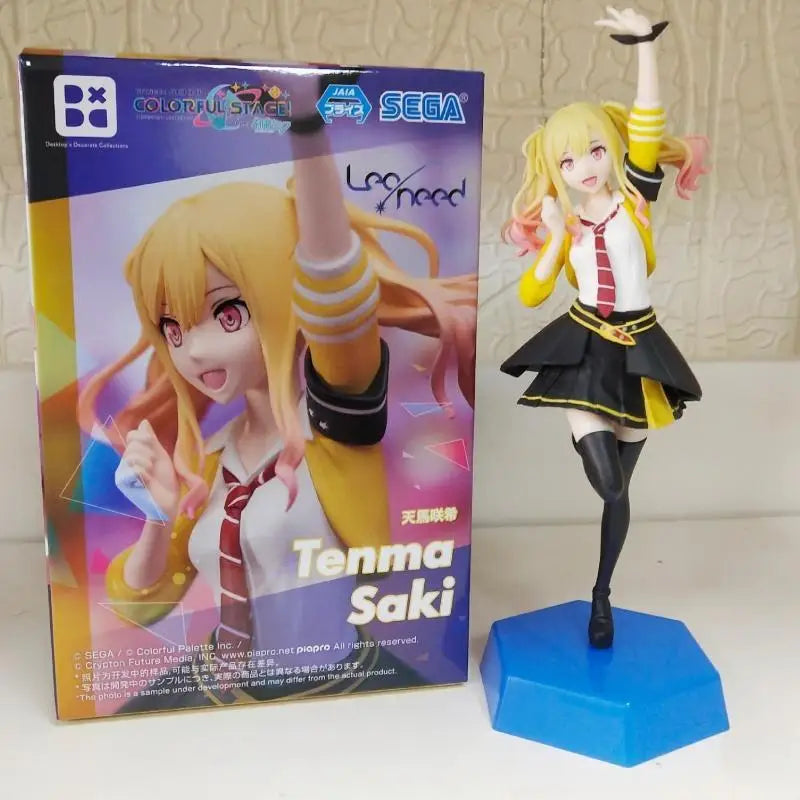 Original Anime Figure Sega Hatsune Miku Colorful Stage Tenma Saki Hoshino Ichika Hinomori Shiho Desktop X Decorate Collections