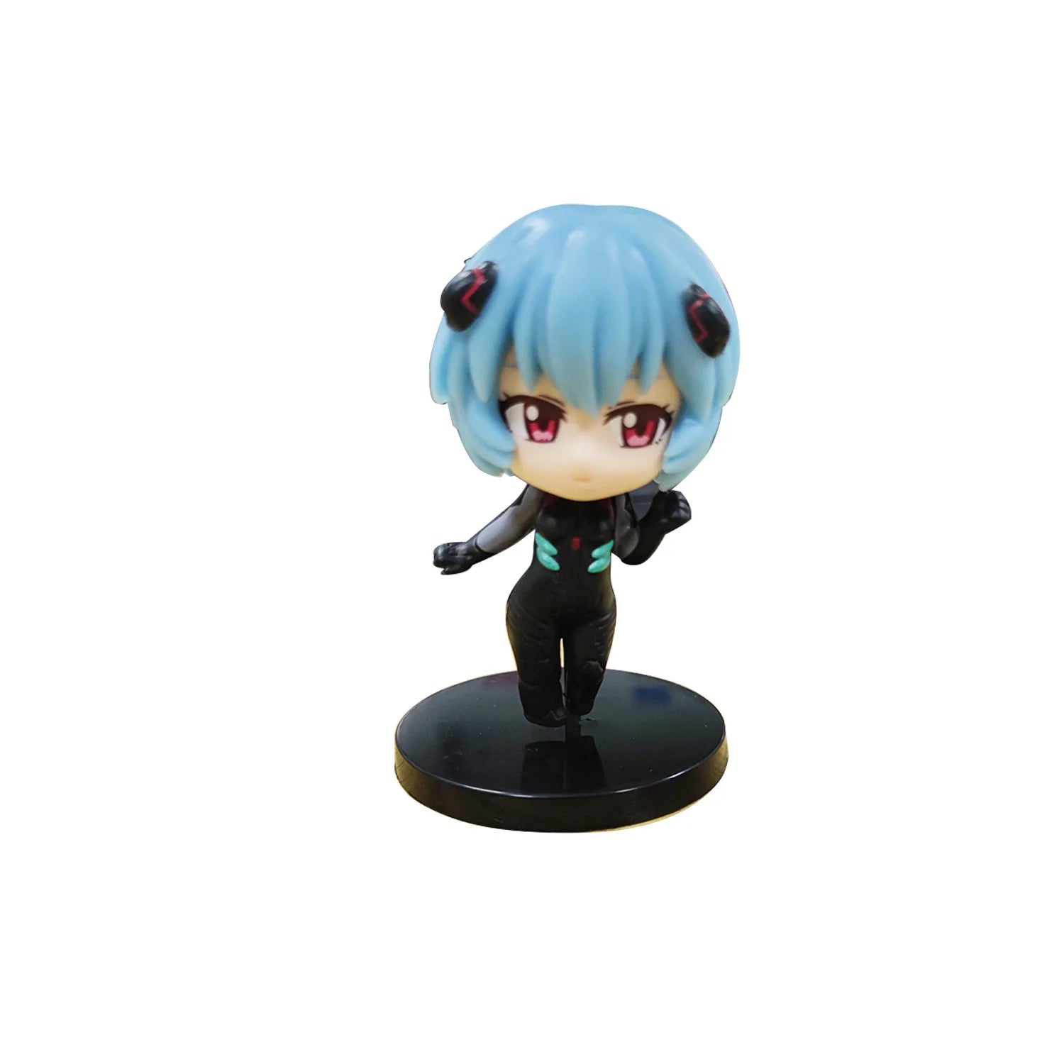 Bandai 1Pcs Random Style 10CM 2025 Anime EVA Asuka Ayanami Rei Q version Kawaii Figure PVC Model Toys Doll Gift