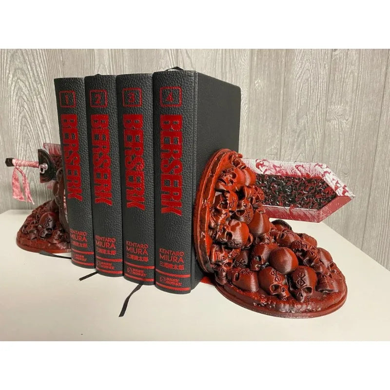 Berserk Guts Dragon Slayer Resin Book Stand Decoration Anime Character Bedroom Study Desk Decoration Ornament Birthday Gifts