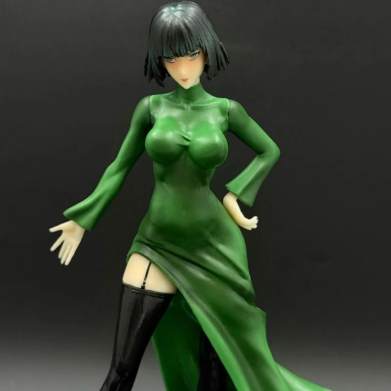 New Hot One Punch Man Figure Fubuki 22cm Resin Model Painting Completed Version Anime Figure Plastic Model Toy Gift