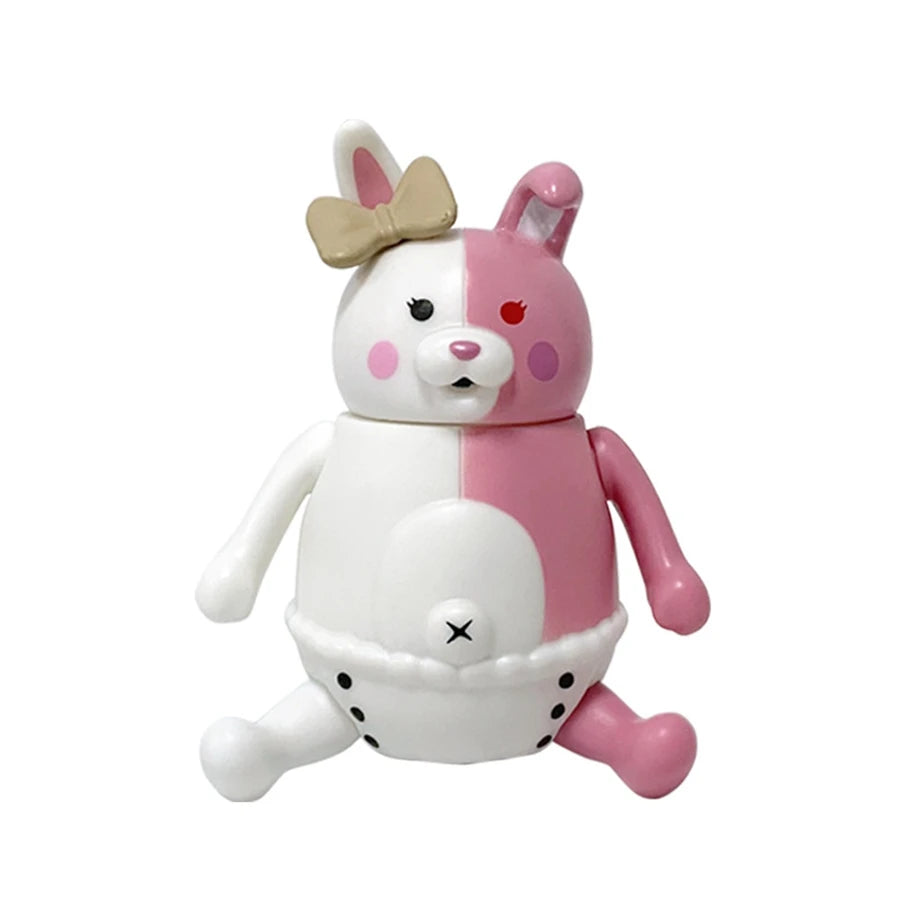 11cm/4.33in Danganronpa 1 / 2 Reload Anime Figure Bear Monokuma Action Figure Pink Rabbit Monomi PVC Collection Model Doll Toys
