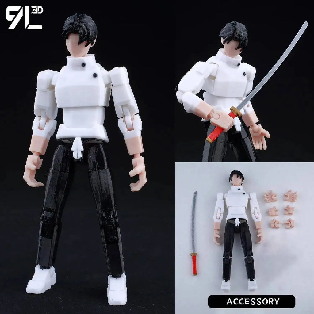 9L 3D Printed Anime Jujutsu Kaisen Sukuna Lucky13 Dummy 13 Movable Shapeshift T13 Action Figures Mannequin Toys for Collectors