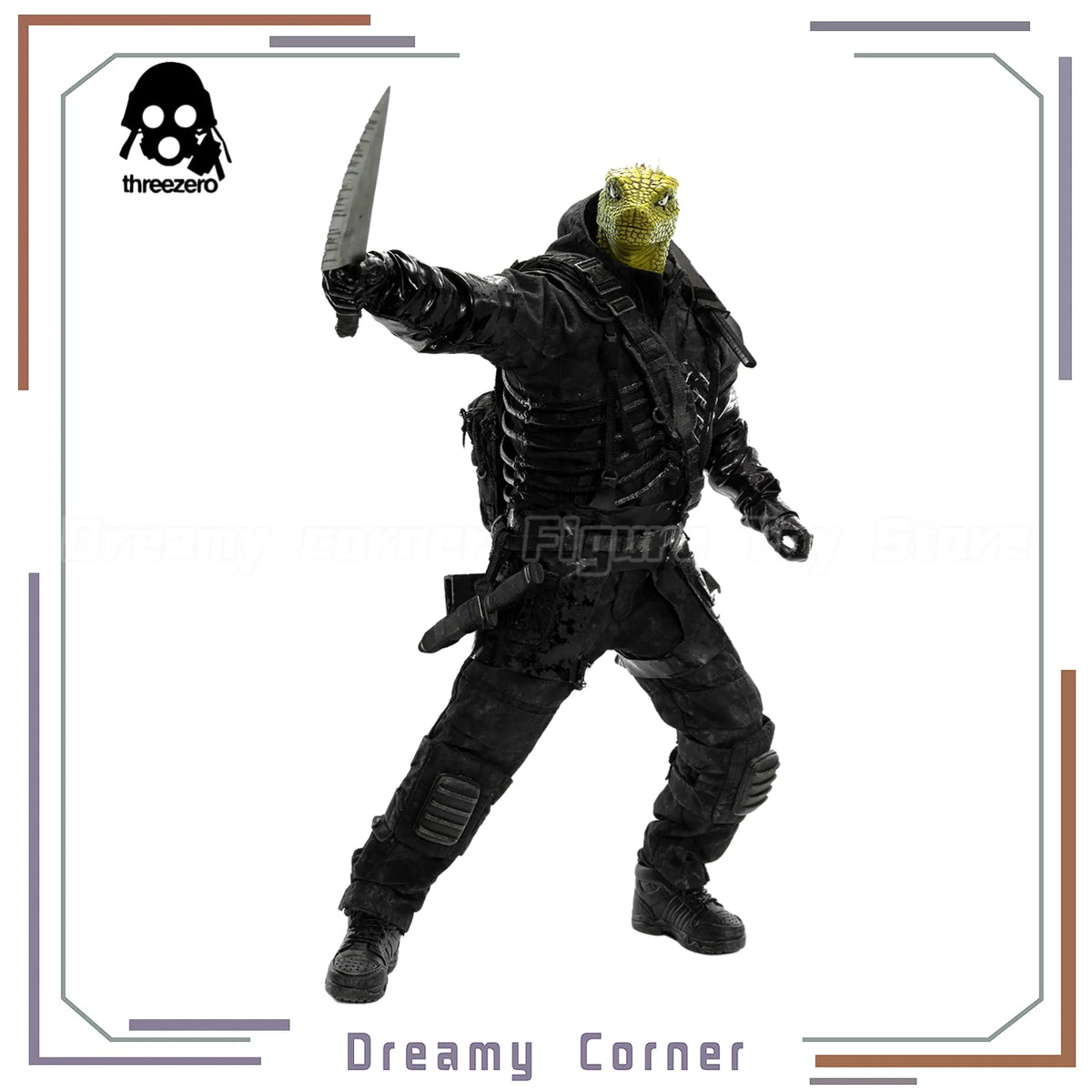 【In Stock】Original Threezero Dorohedoro CAIMAN 1/6 Action Figure Collection Ornament Model