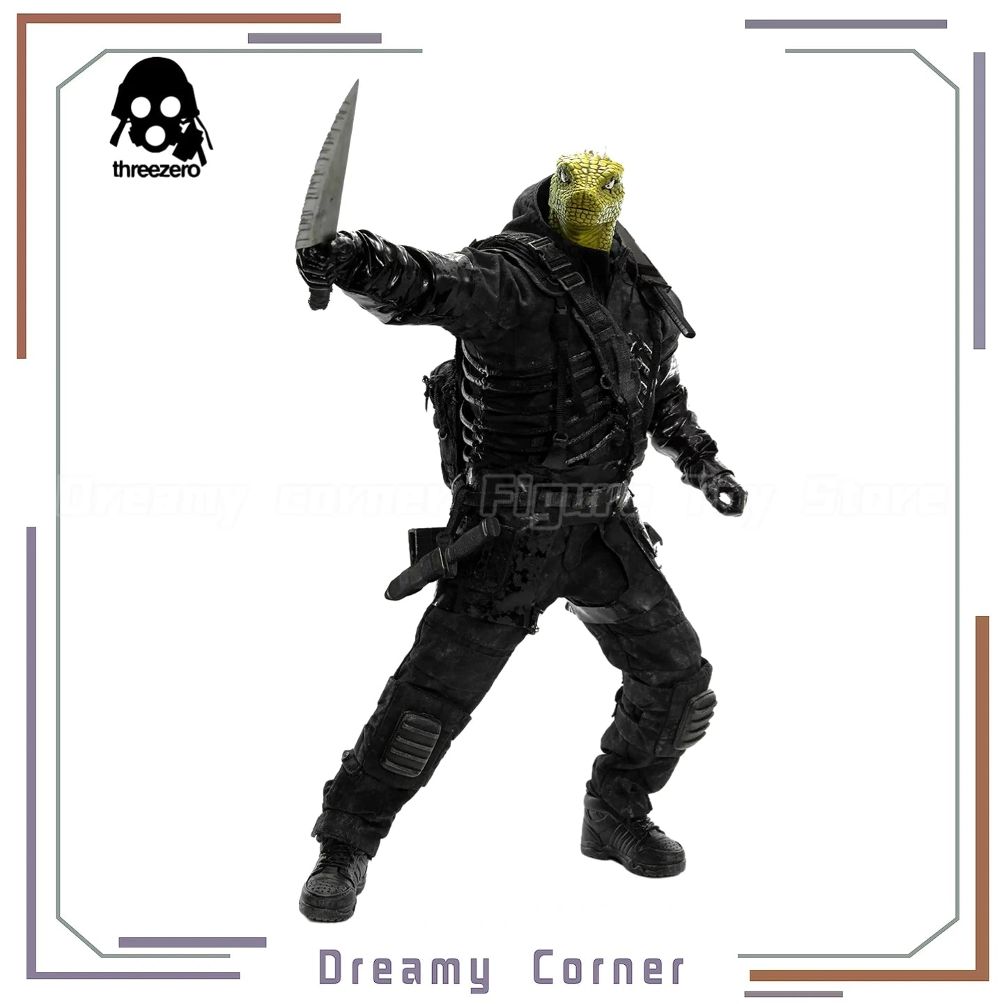 【In Stock】Original Threezero Dorohedoro CAIMAN 1/6 Action Figure Collection Ornament Model