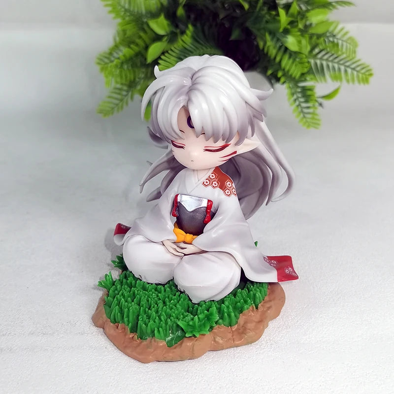 New Anime Inuyasha Figure Sesshoumaru Figures Figurine Model Collection Doll Desk Decoration Statue Kids Toys Birthday Gifts