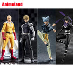 Anime-land Dasin/Great Toys/GT One Punch Man Saitama Genos Garou Sonic 1/12 14cm/5.5 inch SHF/S.H.F PVC Action Figure Model