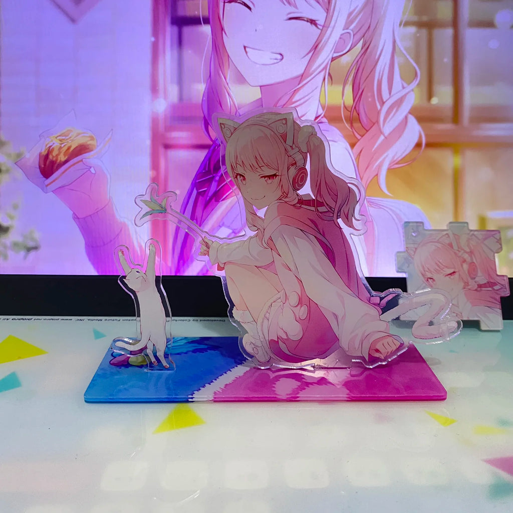 Anime Project Sekai Yoisaki Kanade Asahina Mafuyu Akiyama Mizuki Shinonome Ena Acrylic Stand Model Desk Display Standing Figure