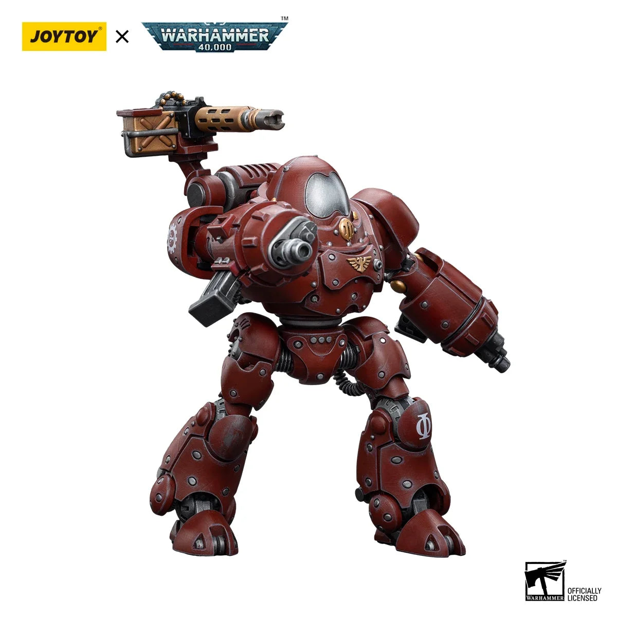 JOYTOY Warhammer 40k 1/18 Action Figures Mecha  Adeptus Mechanicus Kastelan Robot with Heavy Phosphor Blaste