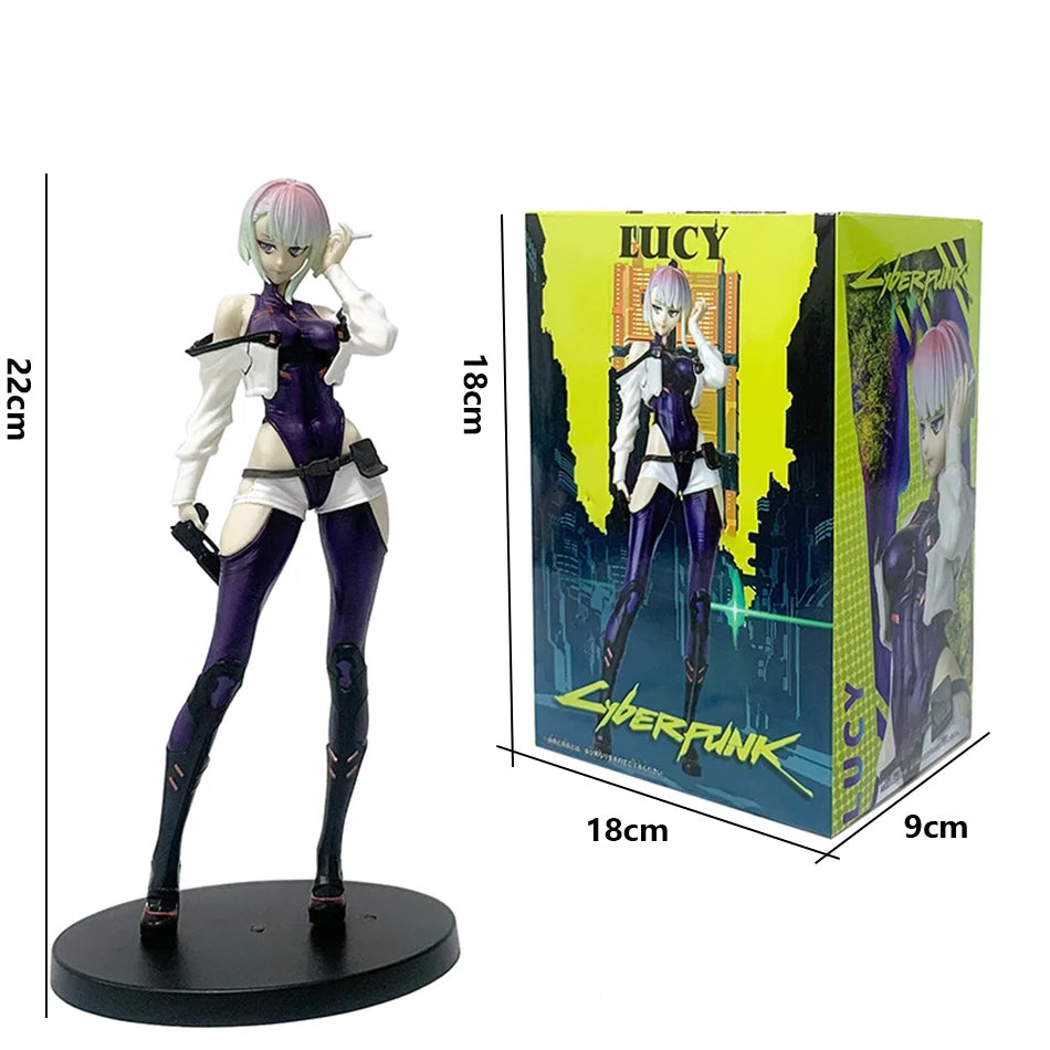 NEW Cyberpunk Lucy Rebecca David Martinez Johnny Silverhand Action Figure Toys