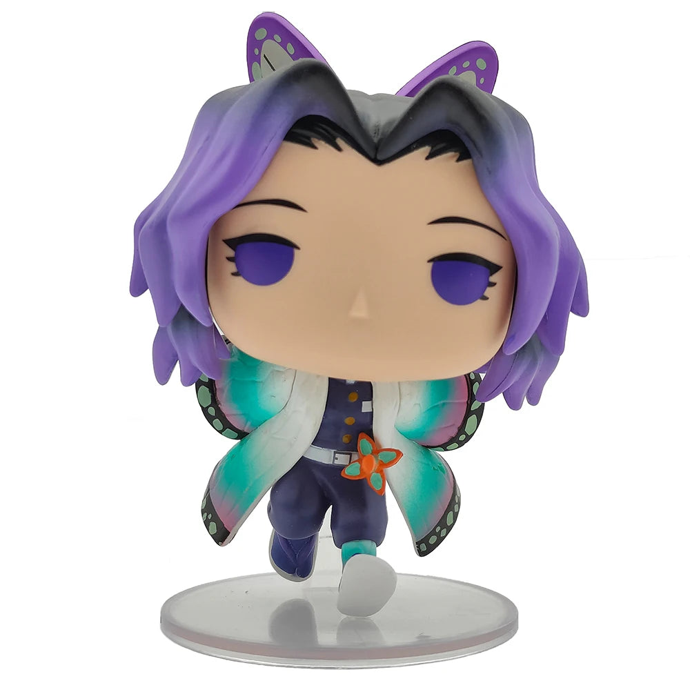 Demon Slayer 1314 1605 Kochou Shinobu Vinyl Figurine Cute Doll Anime Peripherals Action Figure Collection Model Toys