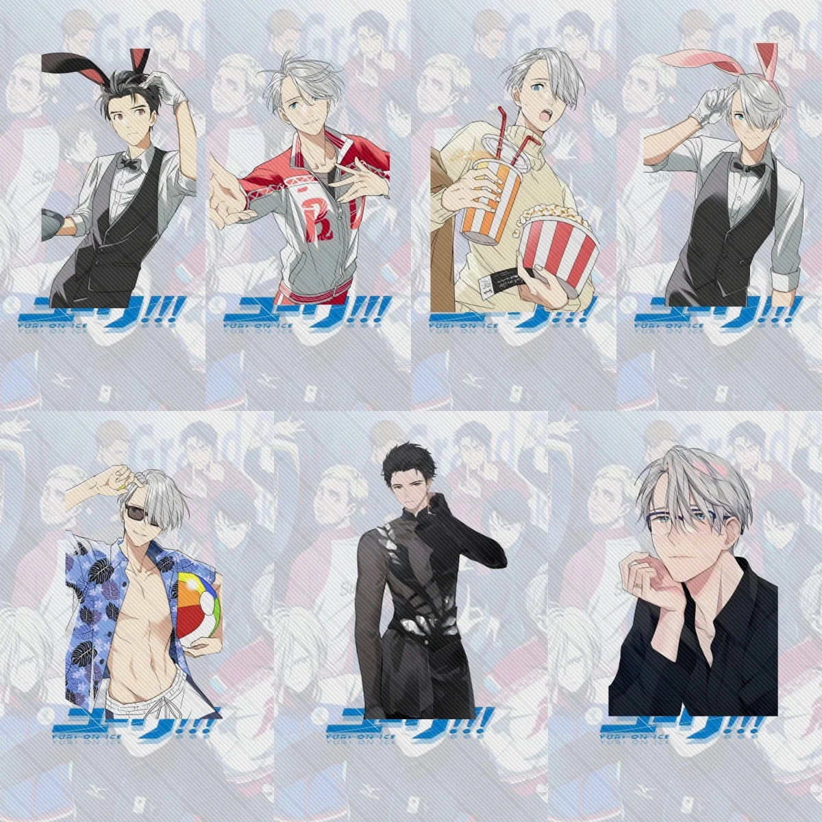 15CM Anime Yuri on Ice Acrylic Stand Model Cosplay Charm Characters Ornament Accessories Goods Collection Christmas Gifts