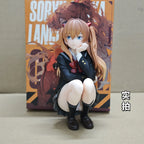 In Stock NEON GENESIS EVANGELION EVA Asuka New Style School Uniforms GK China Ver. Figure Models Anime Toys Doll Collection