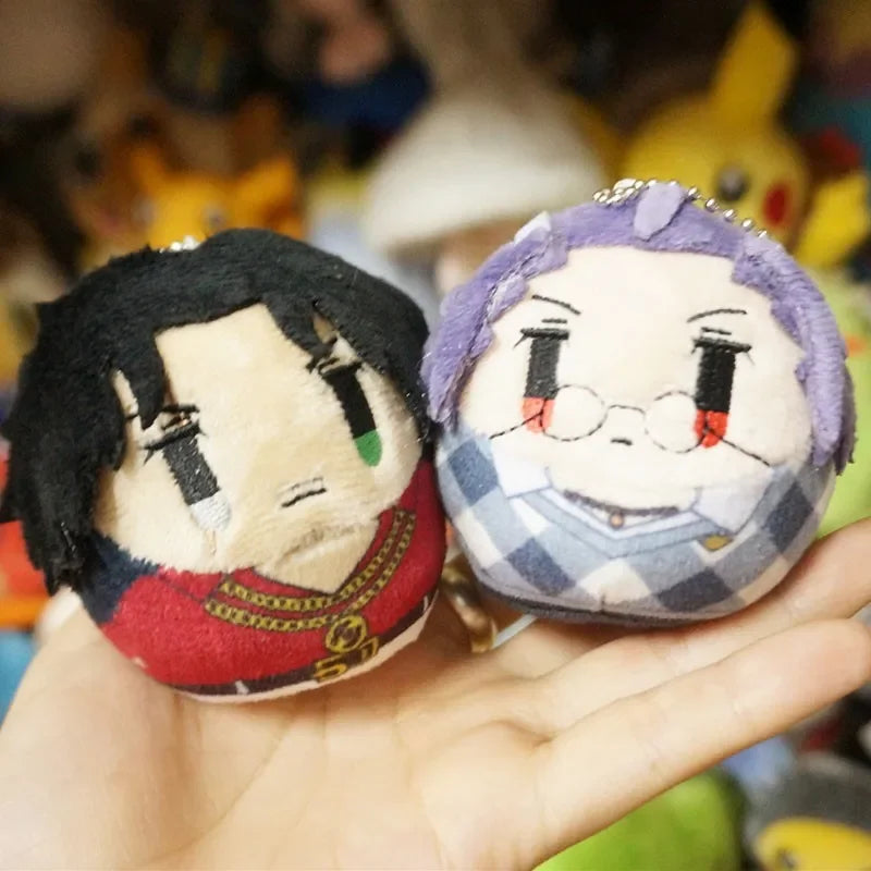 Stuffed Hypnosis Mic Tumbler Magnet Doll Anime DRB Sasara Doppo Kannonzaka Nurude Kawaii Plush Pendant Gift Toys for Kids Adults