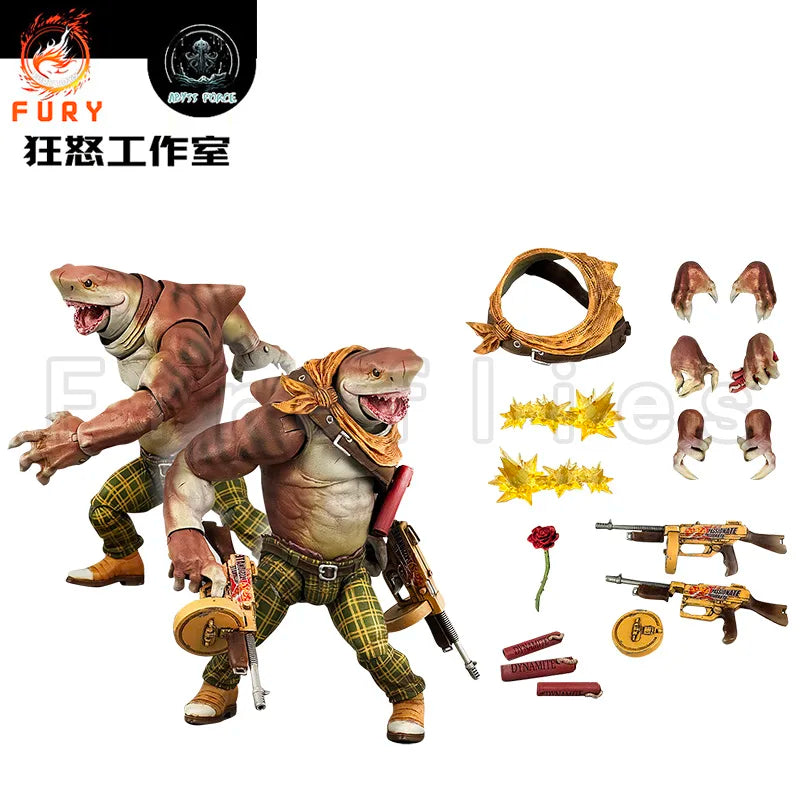 1/12 Fury Toys Action Figure Abyss Force Arthur Gypsy Billy Anime Movie Model For Gift