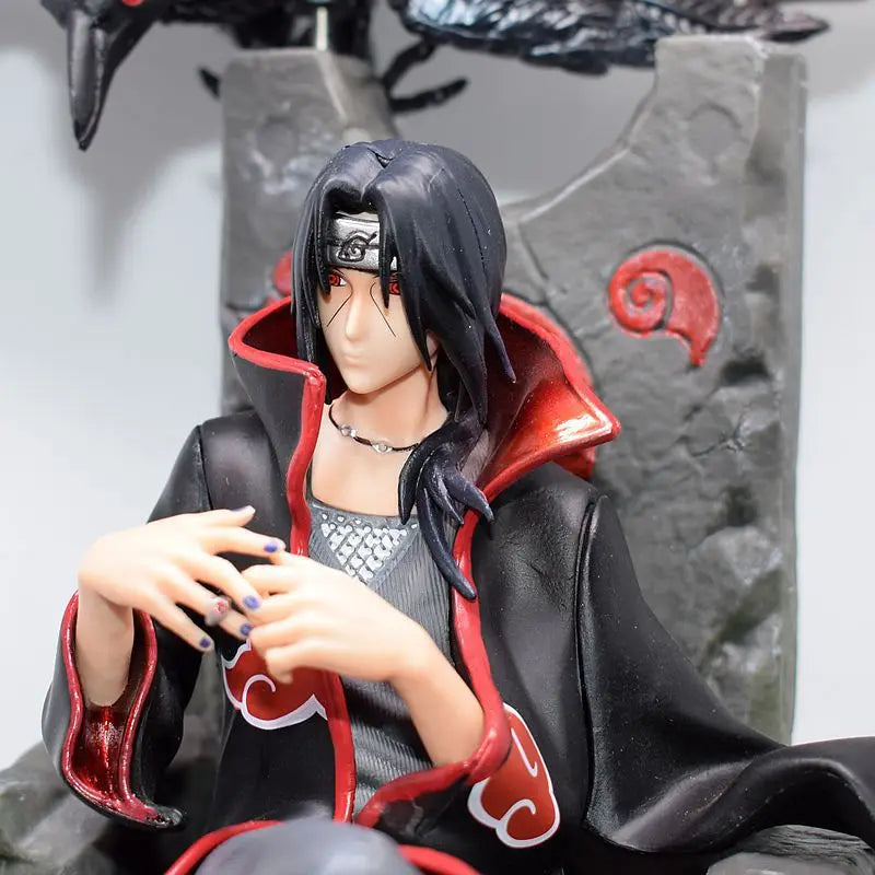 In Stock 35cm Anime Naruto Uchiha Itachi GK Figurines PVC Action Figure Desk Decor Statue Collection Model Kids Toys Doll Gifts