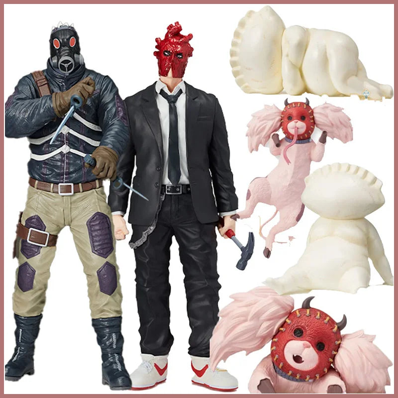 Original Sega Dorohedoro Gyoza Man Fungus Premium Chokonose Figure Surrounding Scenery Anime Figure Model Action Toys