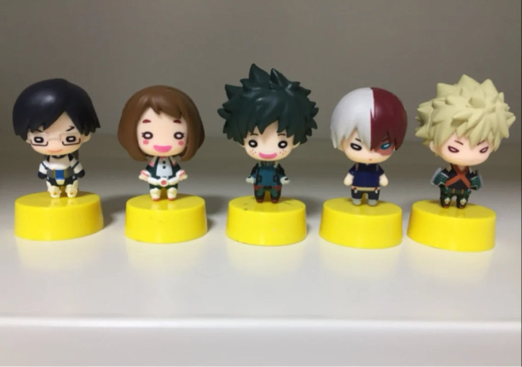 Action My Hero Academia Gashapon 5.5cm Midoriya Izuku Uraraka Ochako Iida Tenya Todoroki Shouto Bakugou Katsuki Model Toys Gifts