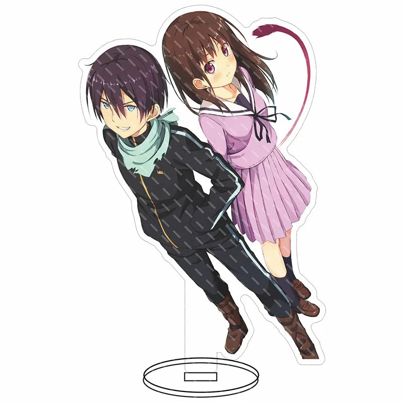 Anime Noragami Cartoon Figure Acrylic Stands YATO Yukine Iki Hiyori Figure Standing Sign Desktop Model Decor Xmas Gift