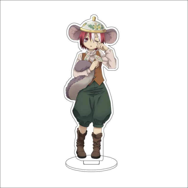Anime Made in Abyss Acrylic Stand Ornaments Riko Reg Nanachi Prushka Figure Stand Halloween Gifts