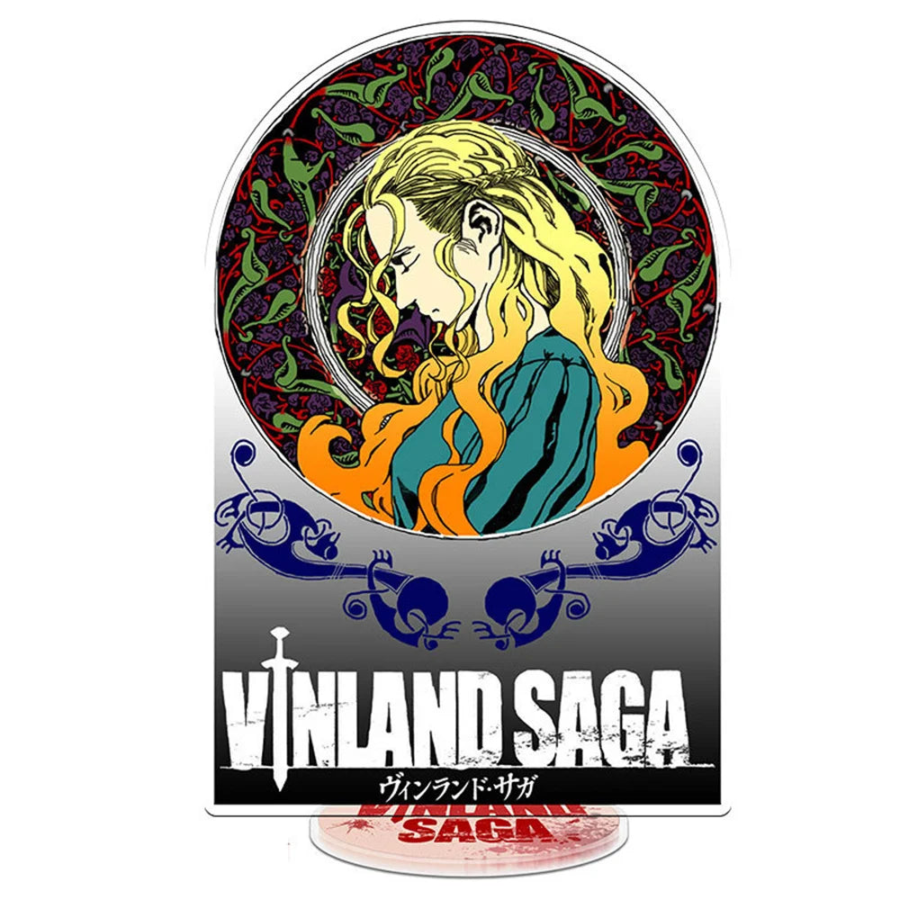 15CM Anime Vinland Saga Acrylic Stand Model Cosplay Charm Characters Ornament Accessories Goods Collection Gifts