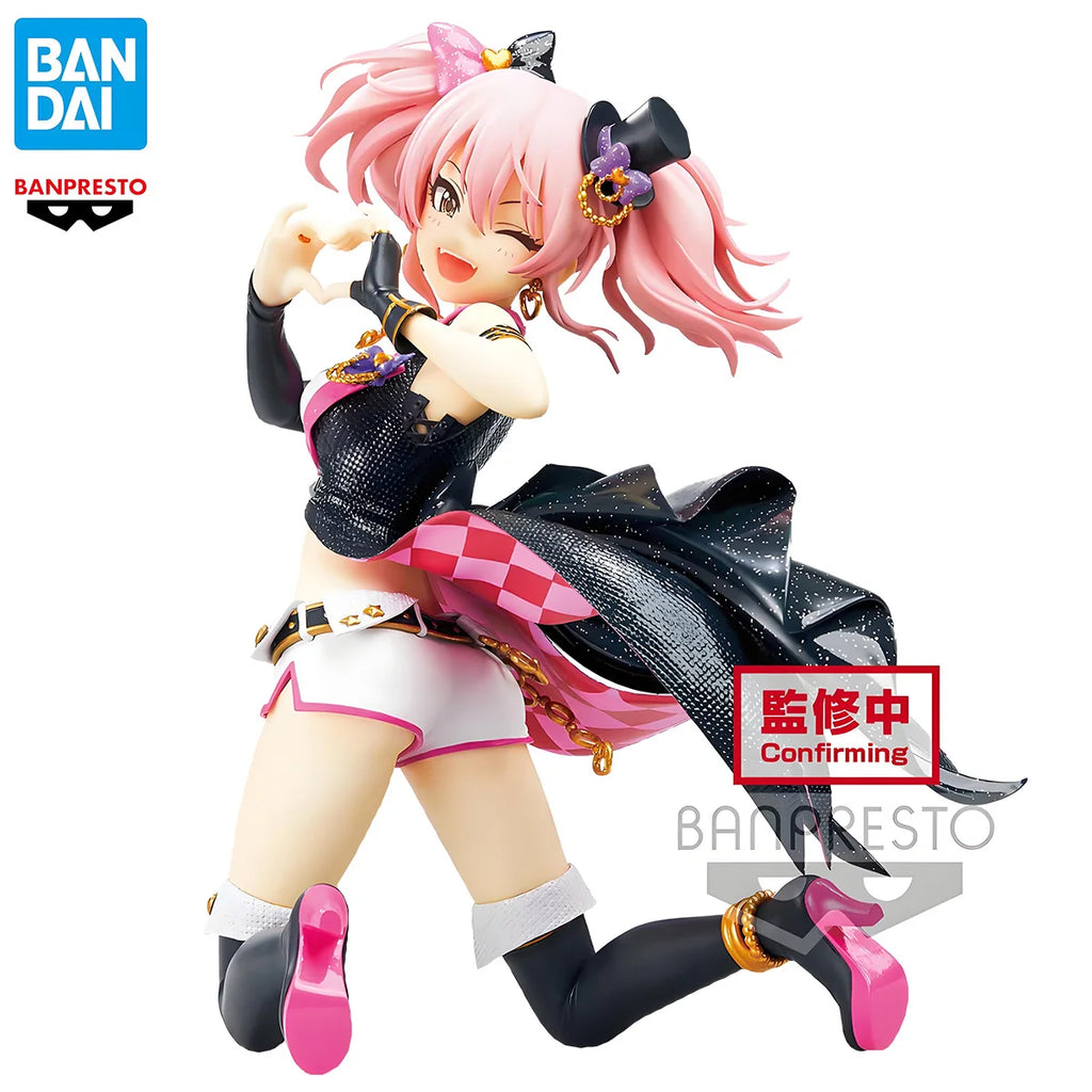 BANDAI THE IDOLM@STER CINDERELLA GIRLS ESPRESTO-Effect and glitter dress-MIKA JOUGASAKI Repaint ver. Anime Action Figure Toys