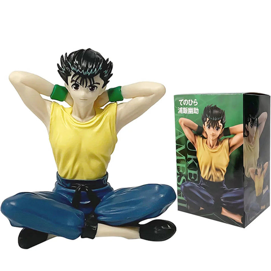 8cm YuYu Hakusho Figure Palm Size Yusuke Urameshi Anime Shuichi Minamino/Youko Kurama Action Figure Collectible Model Doll Toys