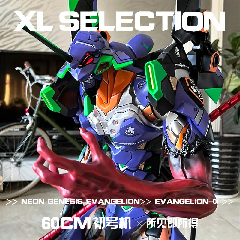 33cm Evanglion 01 Anime Figure Eva Mutations Luminous Action Figurine Collection Statue Desk Ornaments Model Doll Birthday Gifts