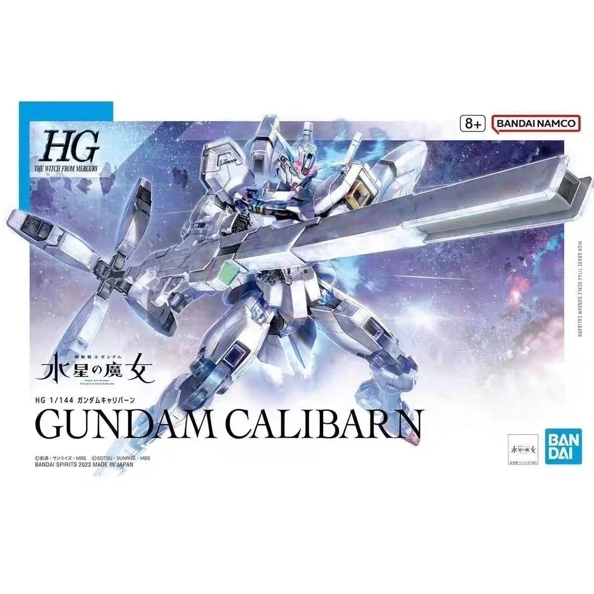 Bandai Original 1/100 FULL MECHANICS FM The Witch from Mercury AERIAL GUNDAM Anime Action Figure Assembly Model Kit Toy Gifts