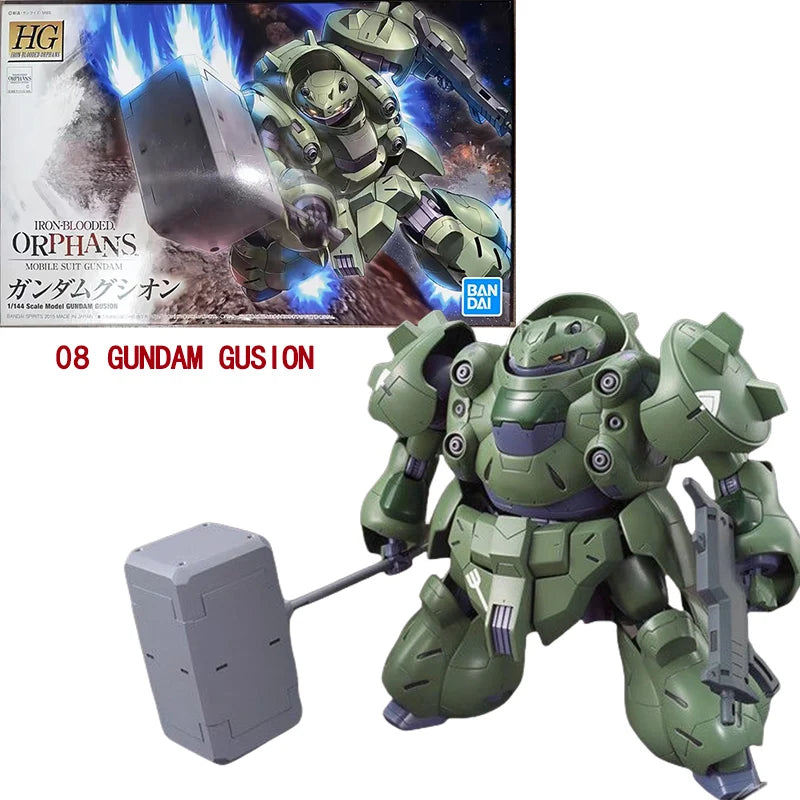 Bandai Genuine HG IBO 1/144 GUNDAM Barbatos Gusion Hajiroboshi Astaroth Anime Action Figure Collectible Assembly Model Toys Gift