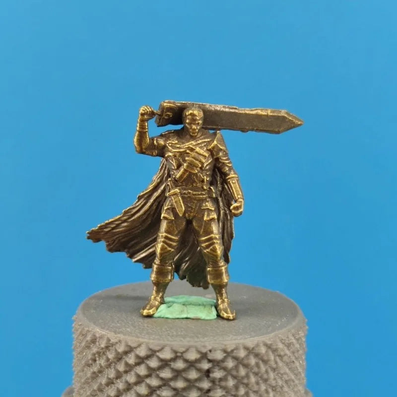 32mm Berserk Guts Brass Car Interior Anime Battle Damage Model Decoration Toy Children Bedroom Desktop Decoration Birthday Gift