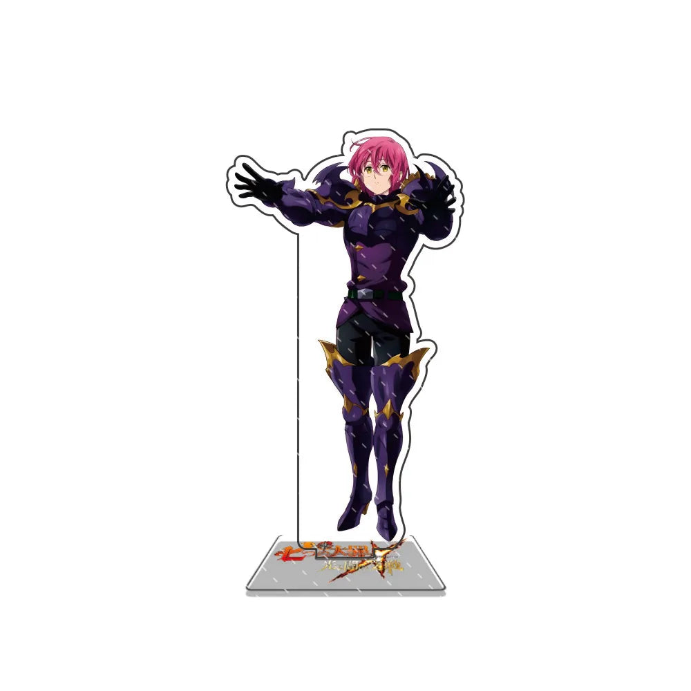 Anime The Seven Deadly Sins 15cm Acrylic Stand Model Figure Cosplay Plate Holder Topper Fans Christmas Desk Decor Gift