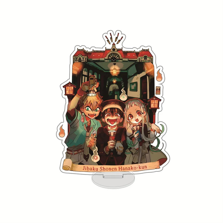 15cm Hot Anime Toilet-Bound Hanako-Kun Figure Stands Model Cute Character Yashiro Nene Acrylic Double-Sided Standing key chain