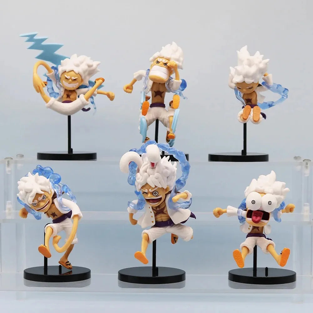 1PC Anime One Piece Blind Box Figure Luffy Gear 5 Sun God Nika Serie Figurine PVC Tabletop Collection Decoration Mystery Gifts