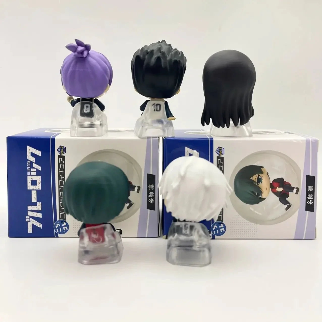 Anime Figure Blue Lock Blind Box Jiro Hayase Hinata Kageura Chigiri Hyoma Capsule Toys Cute Doll Model Desktop Ornament Gift