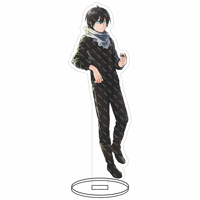 Anime Noragami Cartoon Figure Acrylic Stands YATO Yukine Iki Hiyori Figure Standing Sign Desktop Model Decor Xmas Gift
